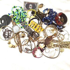 #2 Bulk Lot of Craft Jewelry Upcycling Repair Parts